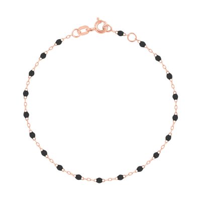 Bracelet gigiCLOZEAU perles de résine noire