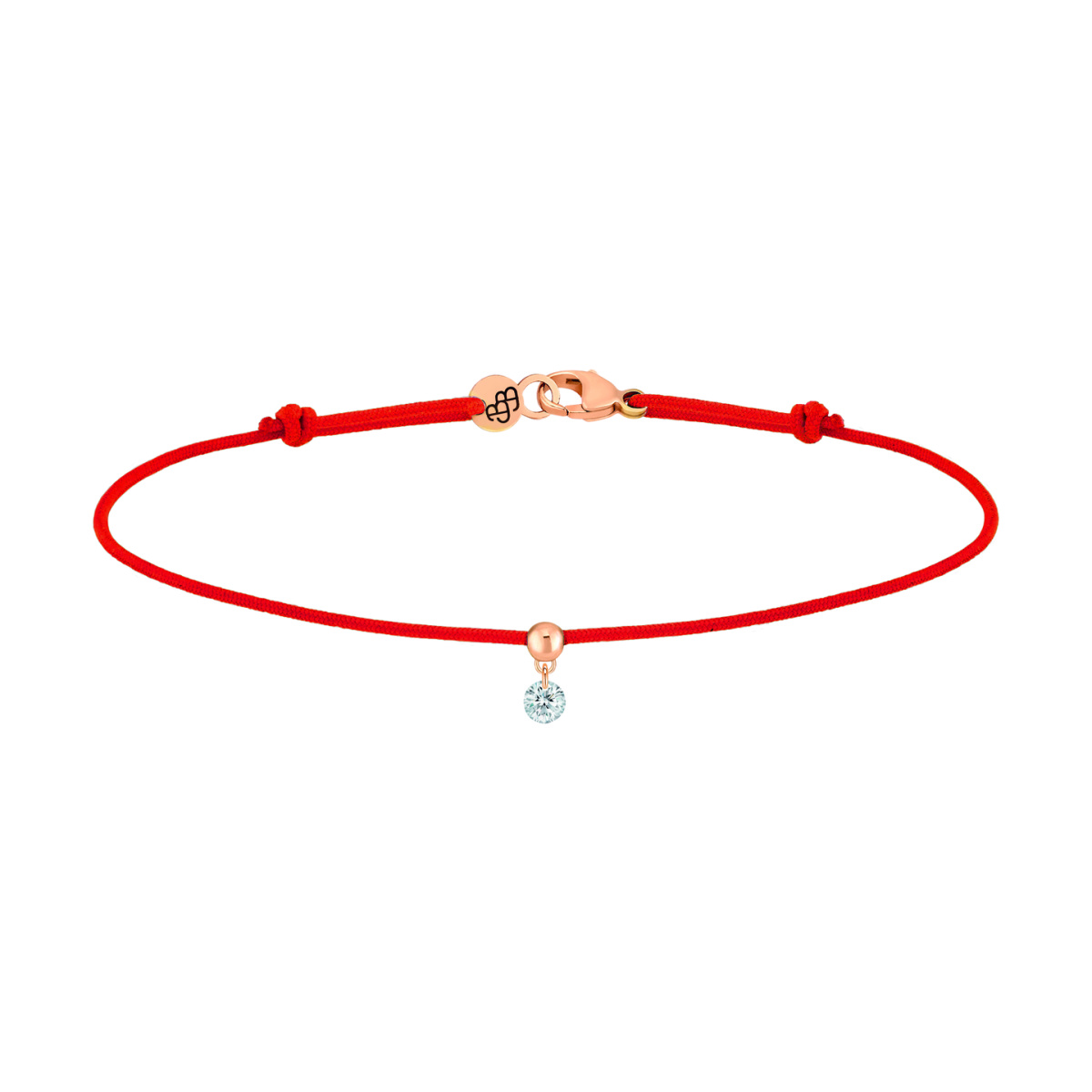 Bracelet Porte-bonheur QianSiLi - Avec Bague Tricolore, Réglable | Pour Femme Et Homme, Cadeau Couple