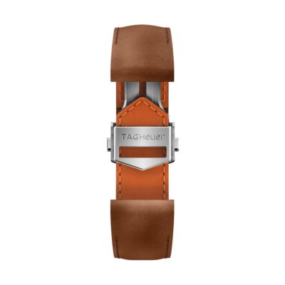 TAG Heuer Bracelet 42mm cuir marron