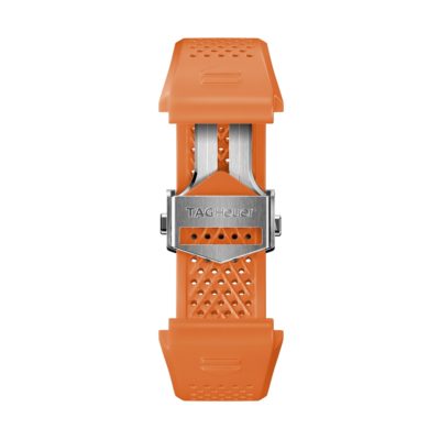 TAG Heuer Bracelet 45mm caoutchouc orange